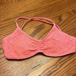 Aerie Coral Lace Bandeau